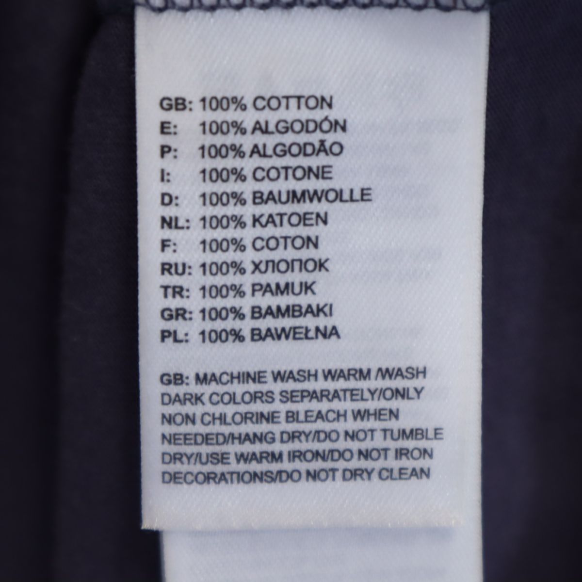 THE NORTH FACE ザノースフェイス プリント 半袖 アウトドア Tシャツ L ネイビー系 レディース