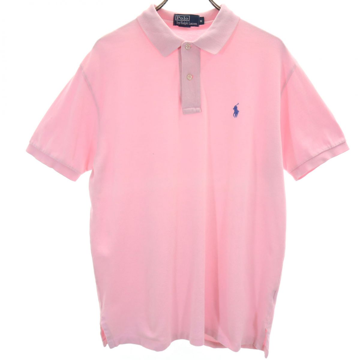 Polo by Ralph Lauren ポロバイラルフローレン 半袖 ポロシャツ M ピンク 鹿の子 メンズ