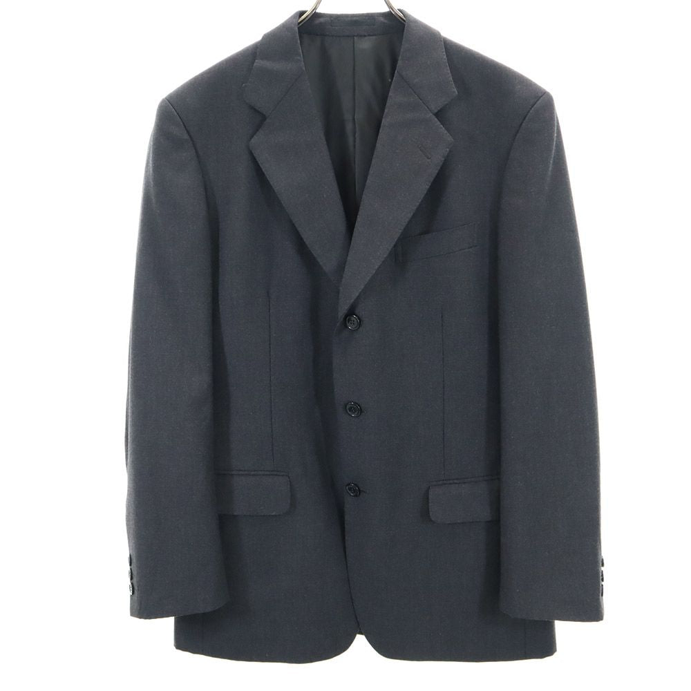 LANVIN ランバン ウール 長袖 テーラードジャケット S50 グレー系 メンズ