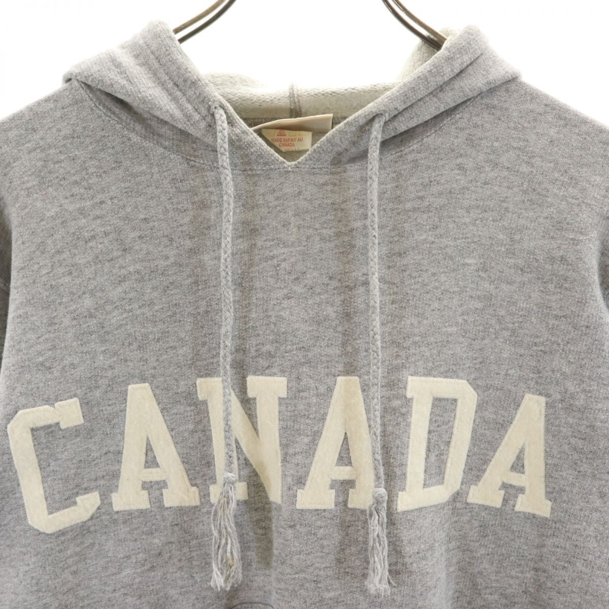 OLD オールド 90s 長袖 パーカー S グレー 起毛 メンズ