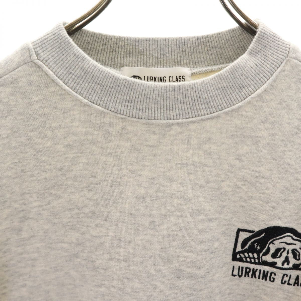 ラーキングクラス 長袖 スウェット トレーナー M グレー LURKINGCLASS 裏起毛 メンズ