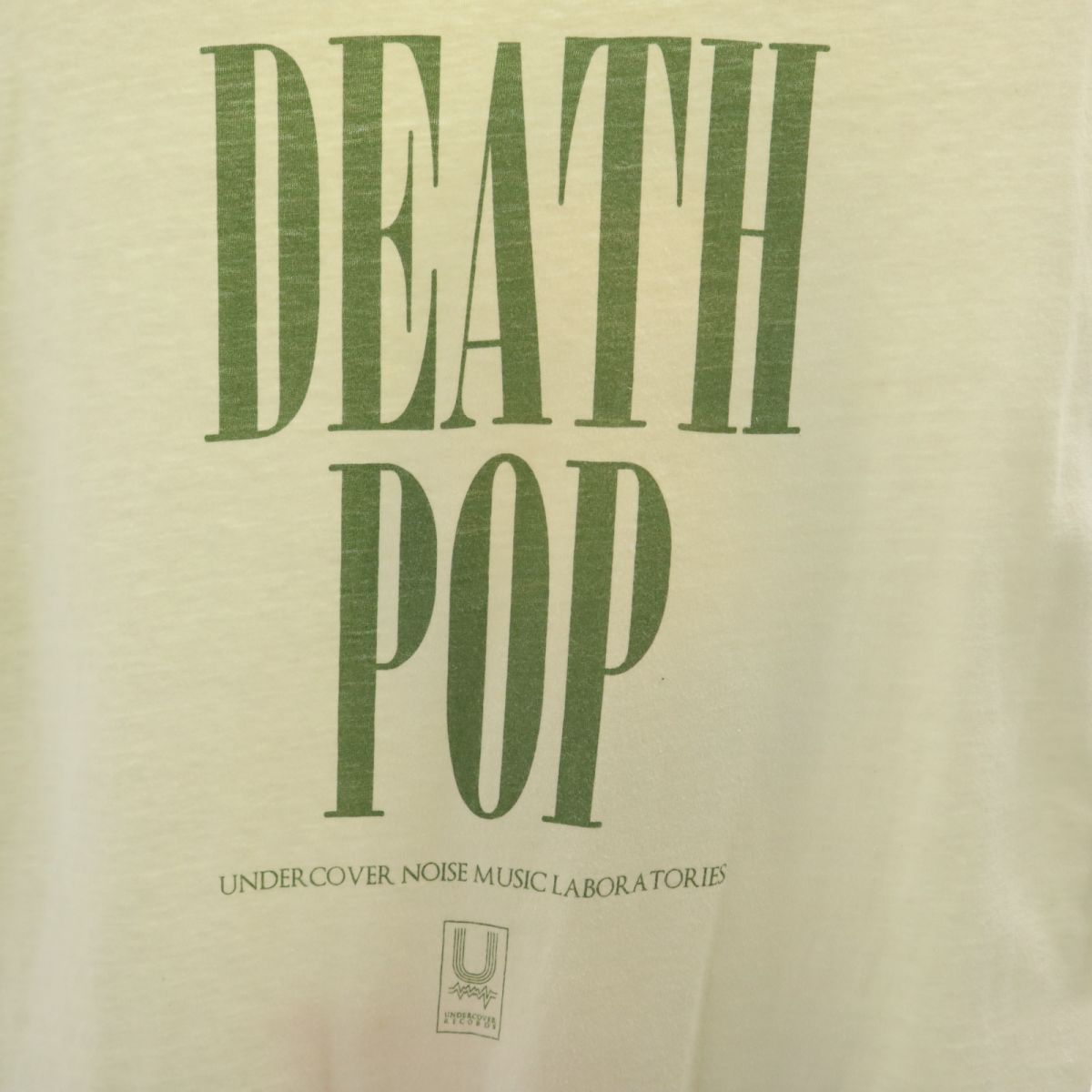 UNDERCOVER アンダーカバー 日本製 両面プリント 半袖 Tシャツ 2 イエロー メンズ