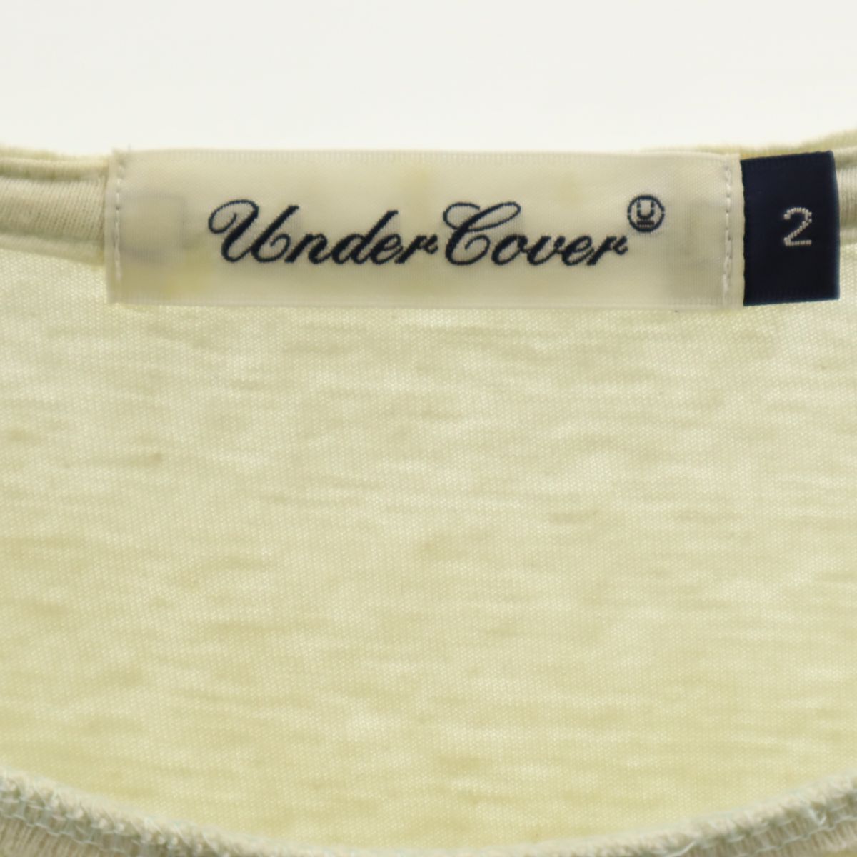 UNDERCOVER アンダーカバー 日本製 両面プリント 半袖 Tシャツ 2 イエロー メンズ