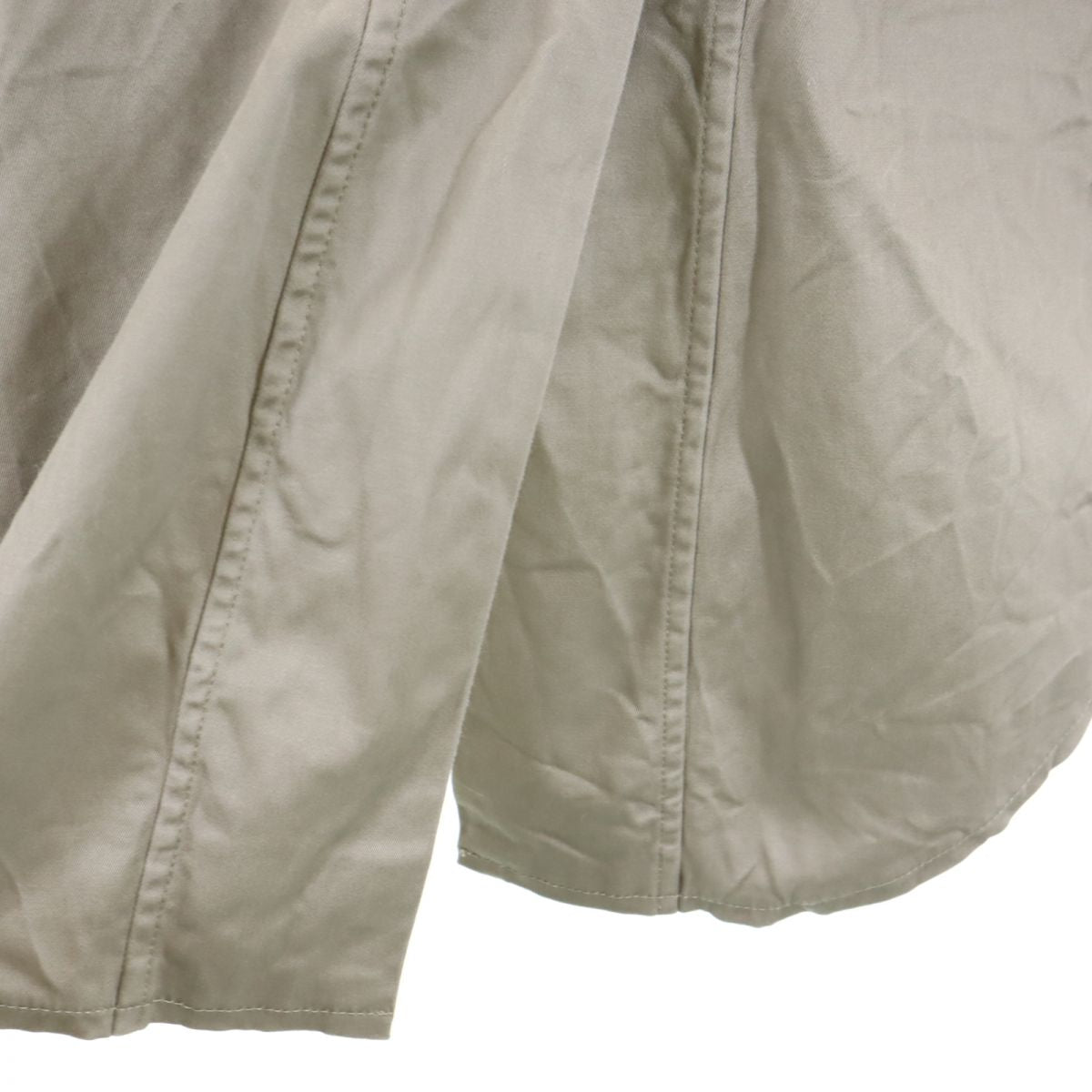 コムデギャルソンコムデギャルソン 2010年 日本製 7分袖 タキシード ジャケット 上下 セットアップ M カーキ系 Comme des Garcons Comme des Garcons サルエルパンツ ウエストゴム レディース