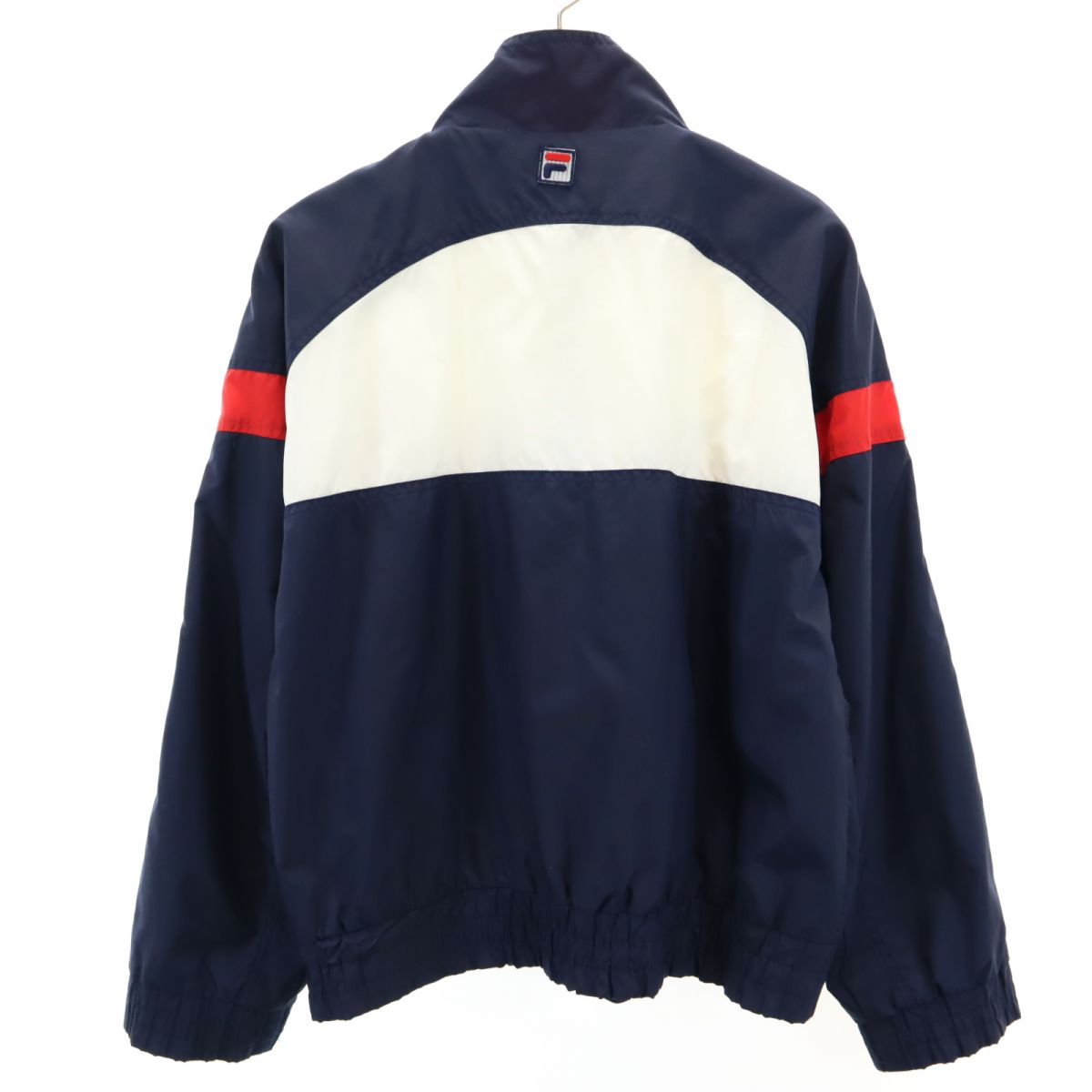 FILA フィラ 90s オールド ナイロンジャケット L ネイビー メンズ