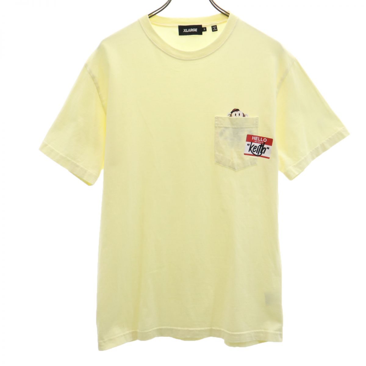 XLARGE エクストララージ 半袖 Tシャツ M イエロー系 メンズ