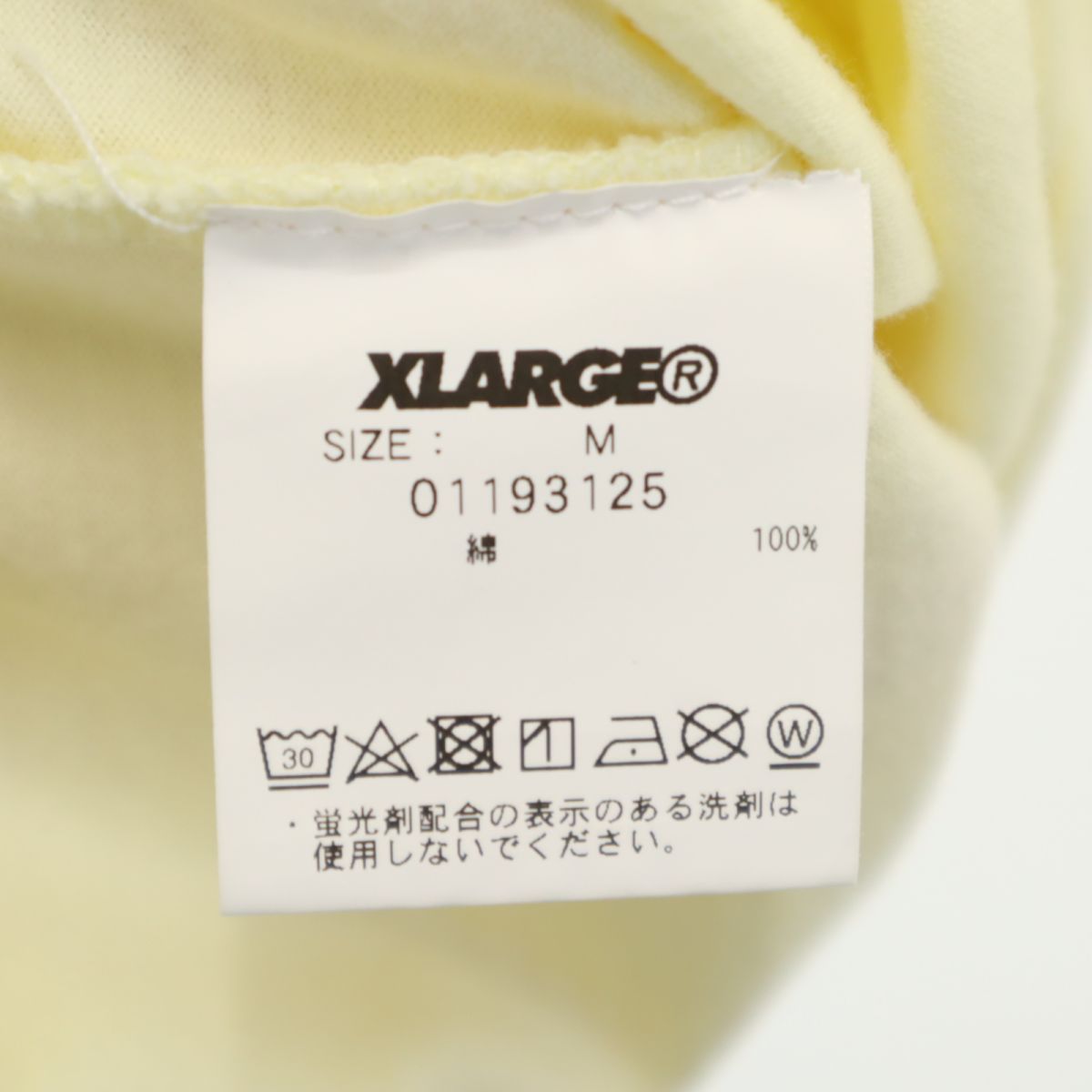 XLARGE エクストララージ 半袖 Tシャツ M イエロー系 メンズ