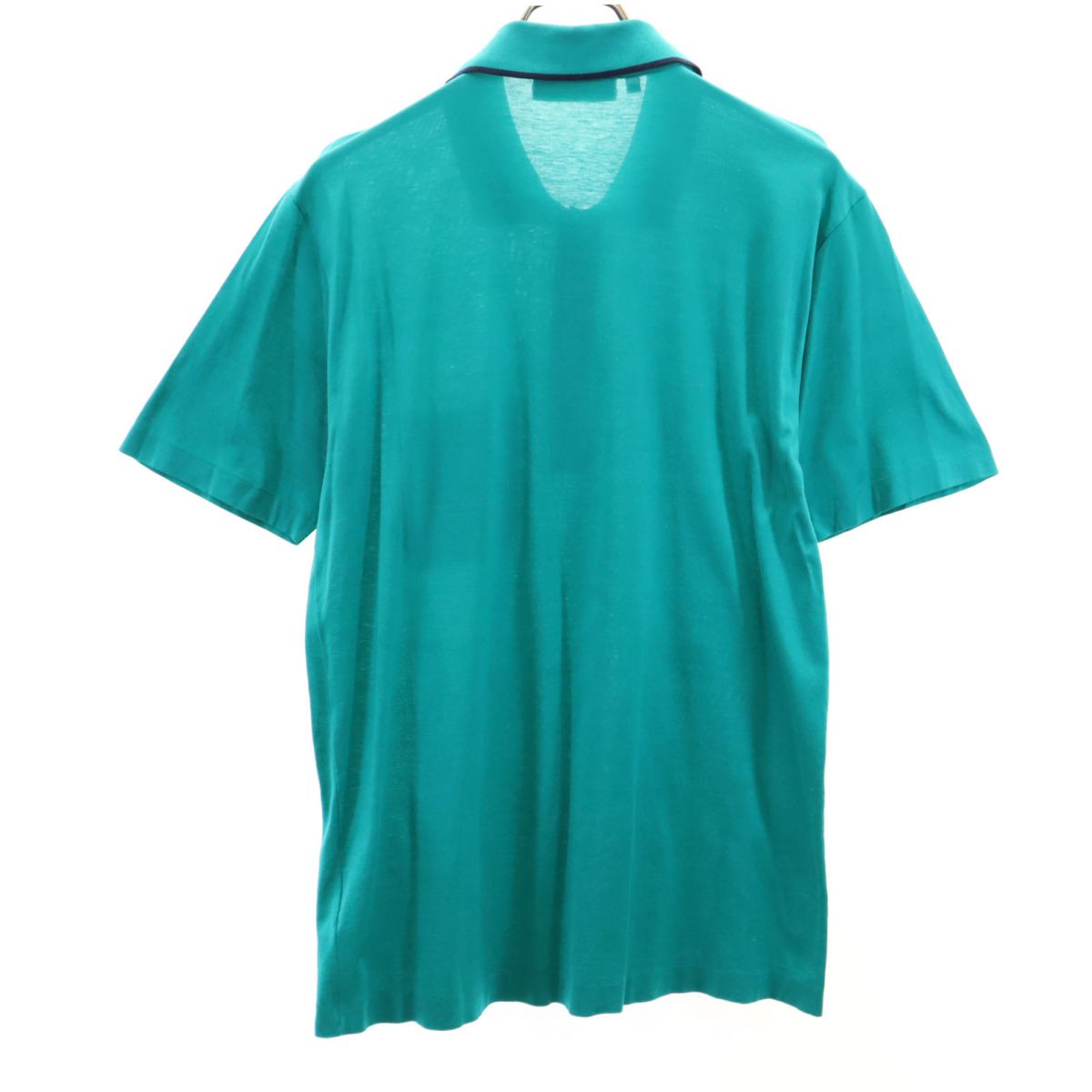 Christian Dior クリスチャンディオール 80s イタリア製 ヴィンテージ 半袖 ポロシャツ L グリーン メンズ
