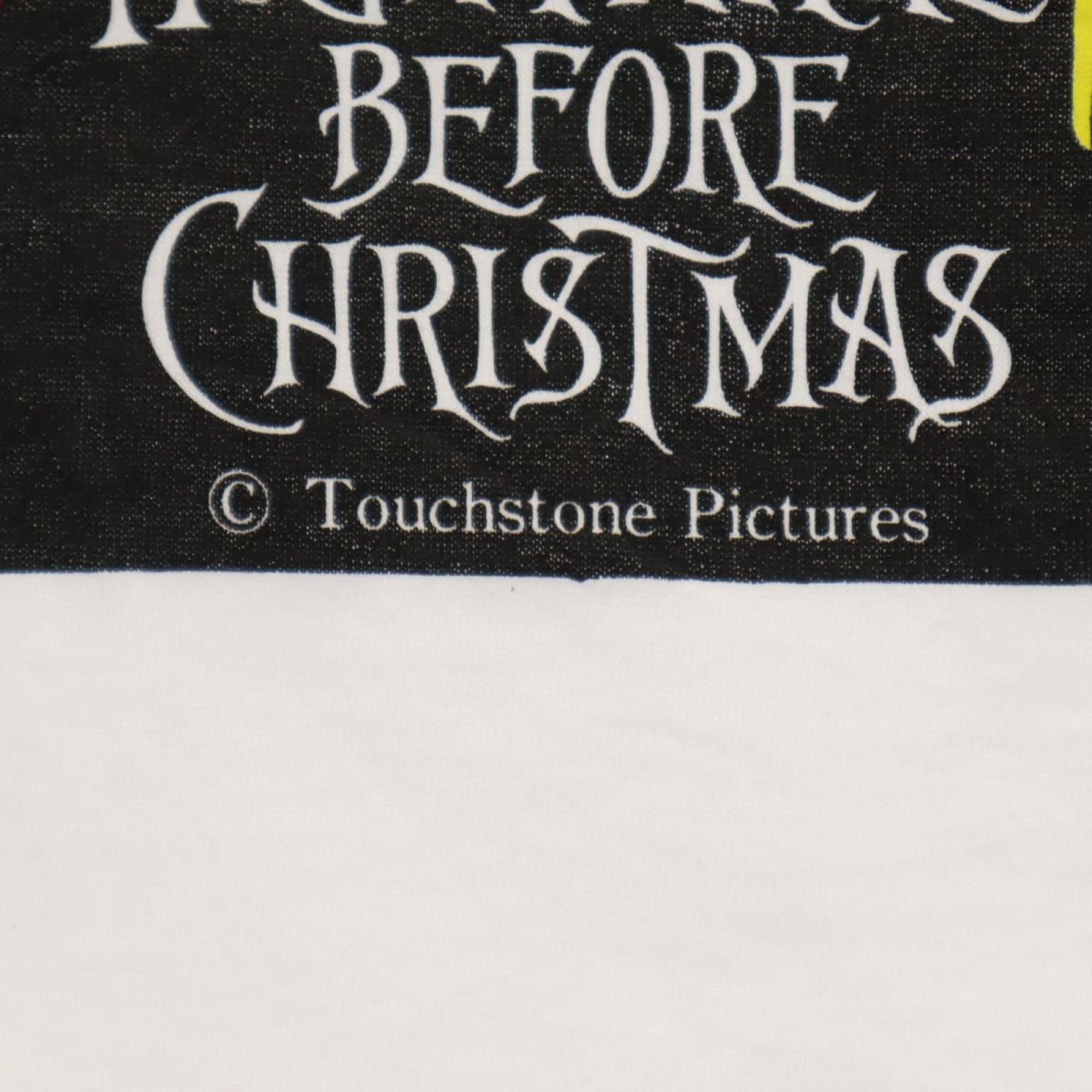 SEGA 1998 セガ1998 90s ナイトメアービフォアクリスマス オールド プリント 半袖 Tシャツ F ホワイト ファンタジーアミューズ メンズ