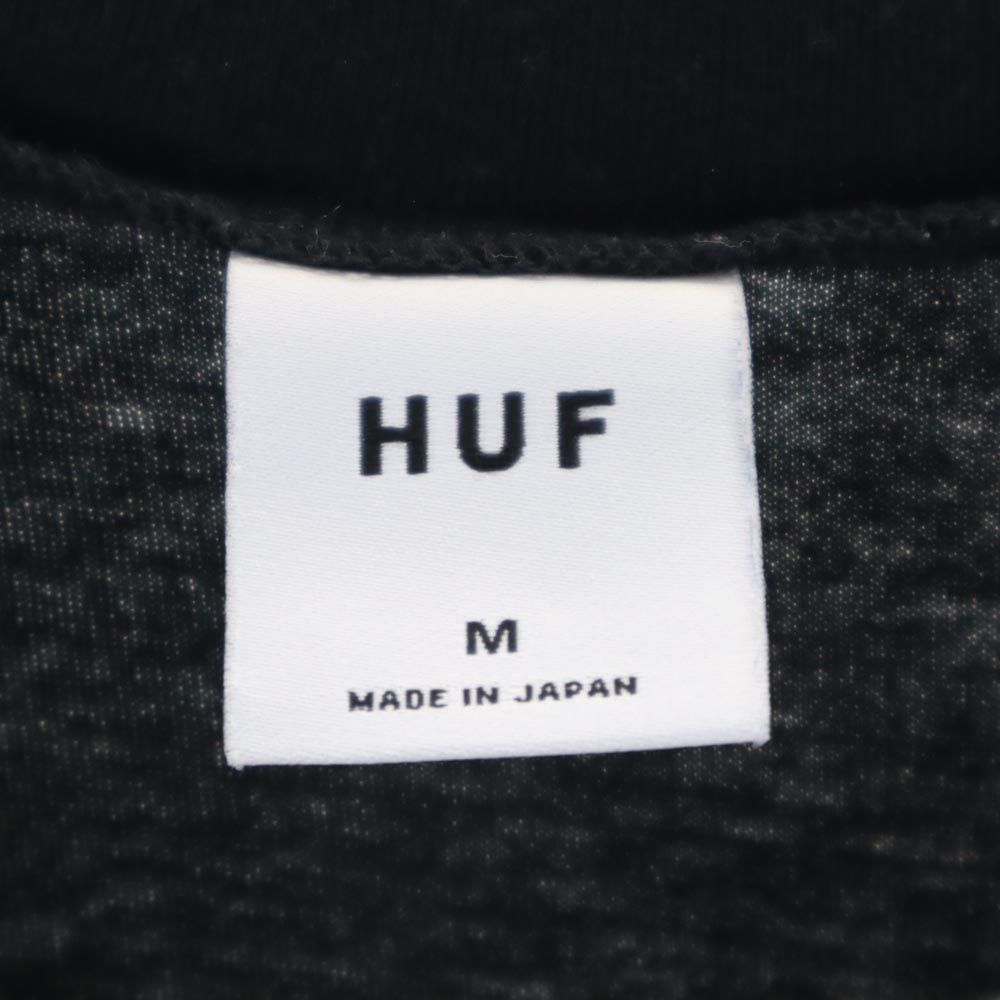 HUF ハフ 日本製 半袖 Tシャツ M 黒 レディース