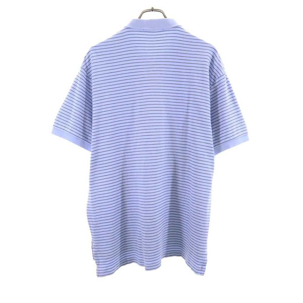 Polo by Ralph Lauren ポロバイラルフローレン ボーダー 半袖 ポロシャツ L ブルー系 メンズ
