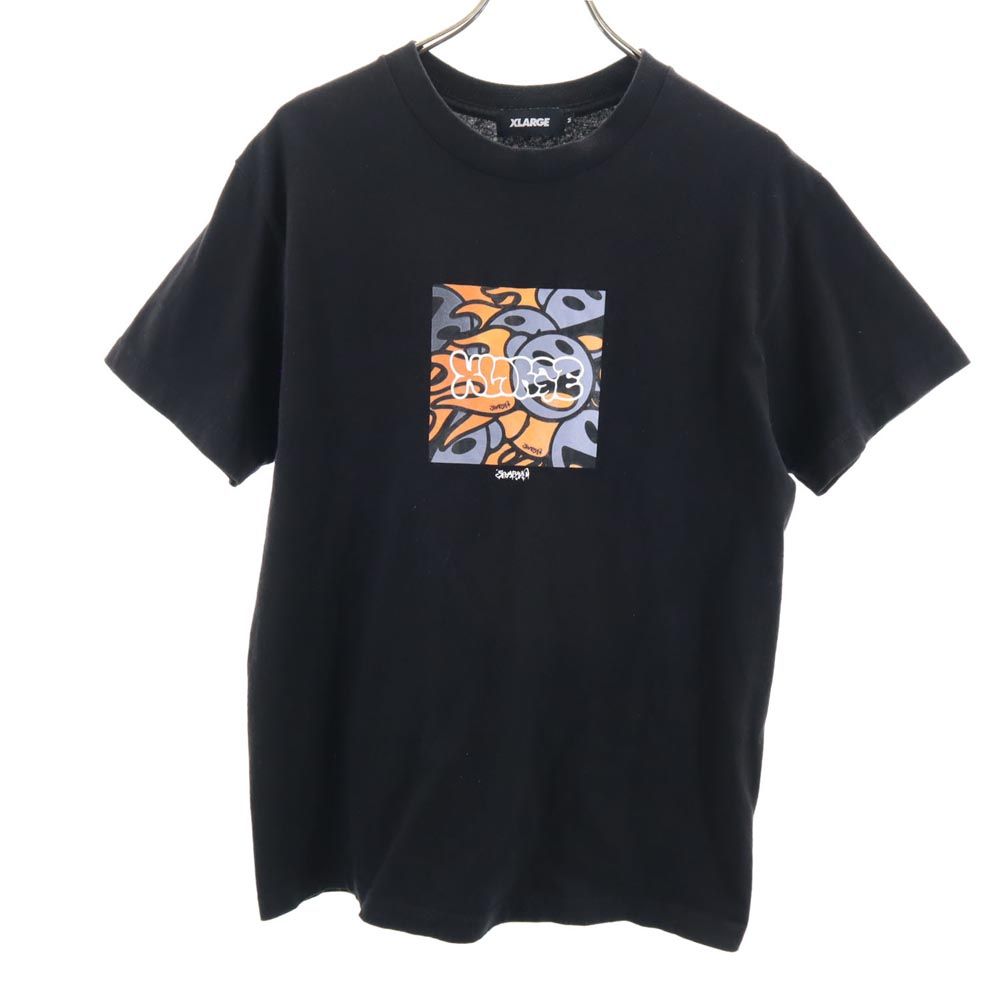 XLARGE エクストララージ プリント 半袖 Tシャツ M ブラック メンズ