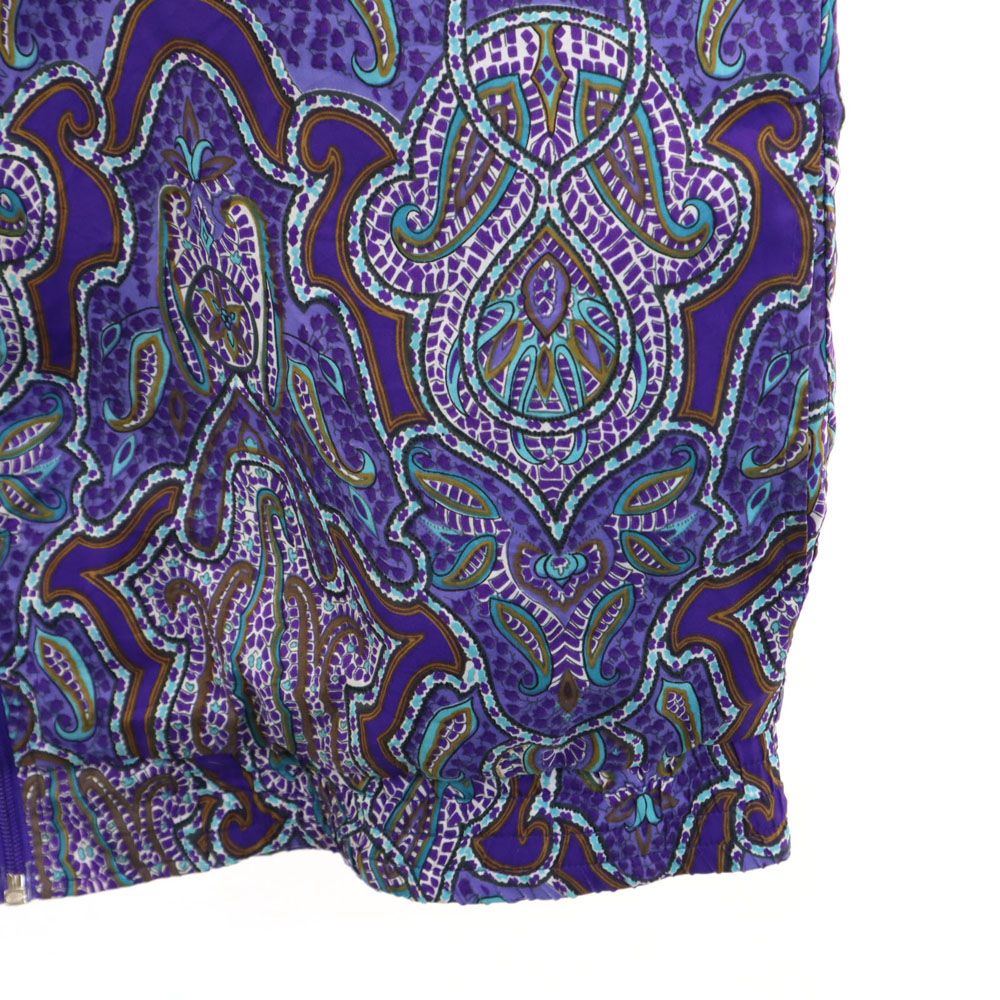 NORTHERN CLIMATE 90s オールド 総柄 ナイロンジャケット M パープル系 メンズ