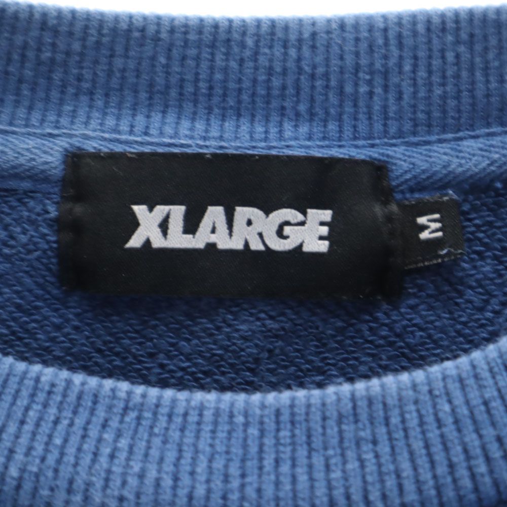 XLARGE エクストララージ 長袖 スウェット トレーナー M 青系 メンズ