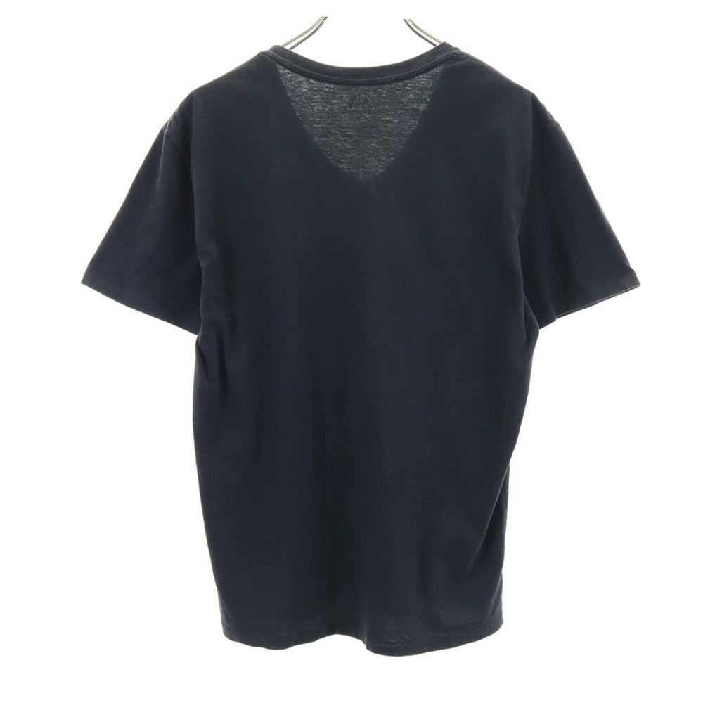 ARMANI EXCHANGE アルマーニエクスチェンジ プリント 半袖 Vネック Tシャツ S ブラック メンズ