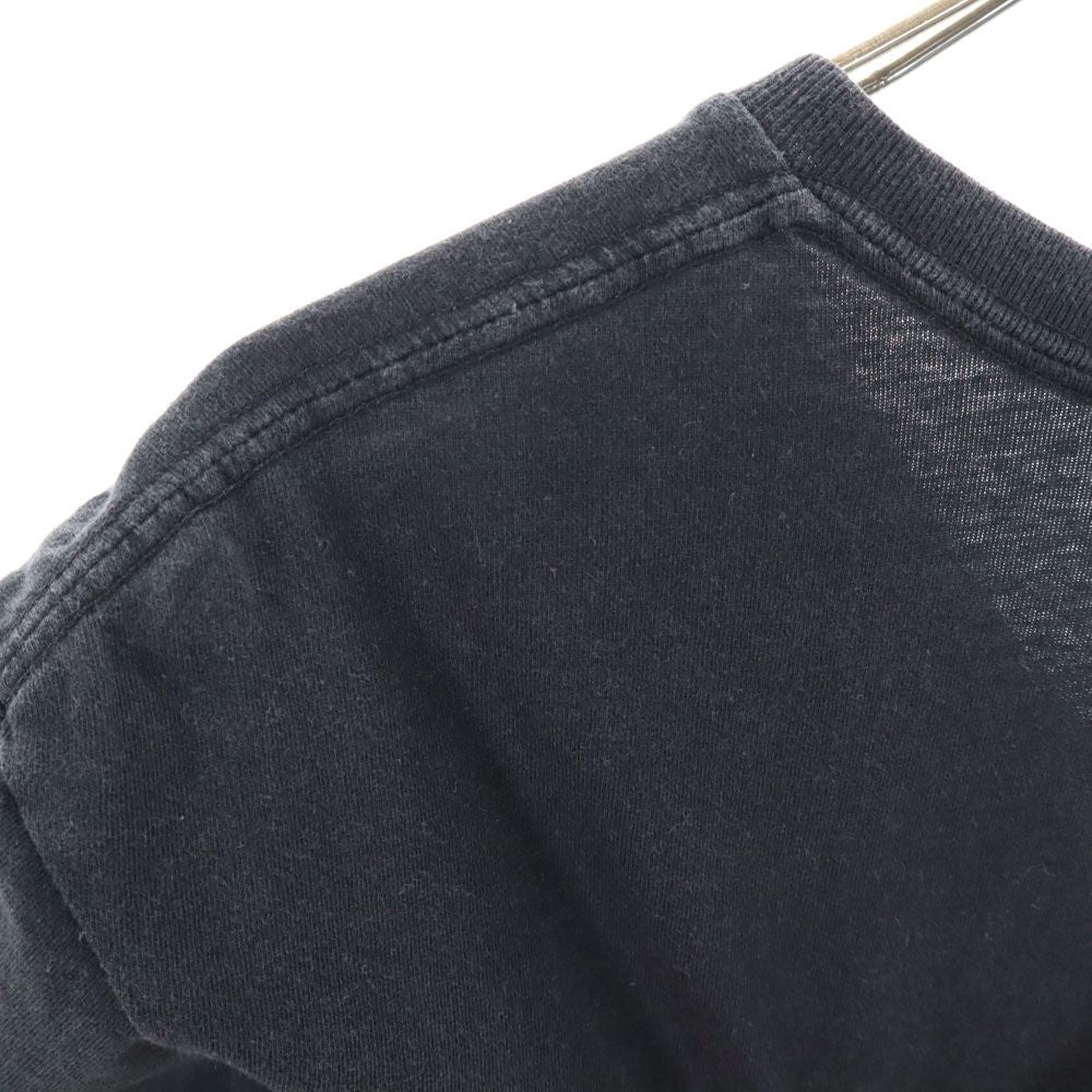 ARMANI EXCHANGE アルマーニエクスチェンジ プリント 半袖 Vネック Tシャツ S ブラック メンズ