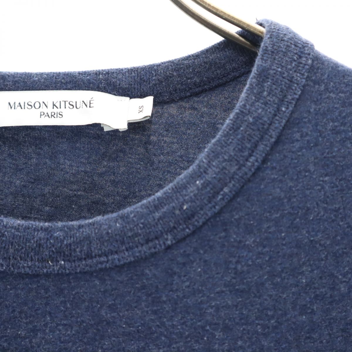 MAISON KITSUNE メゾンキツネ プリント 半袖 Tシャツ XS ネイビー メンズ