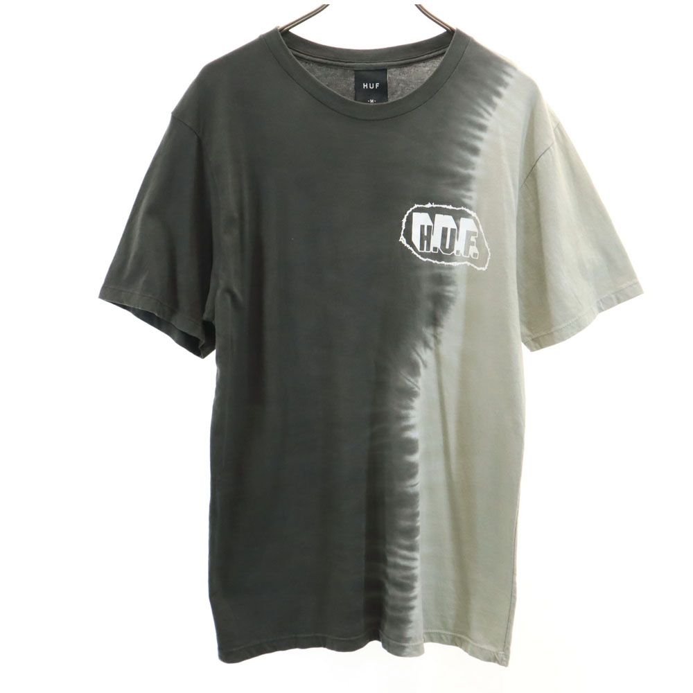 HUF ハフ バックプリント 半袖 Tシャツ M グレー系 メンズ