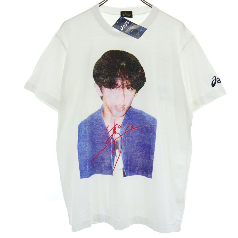 asics アシックス 日本製 半袖 Tシャツ o ホワイト タグ付き メンズ
