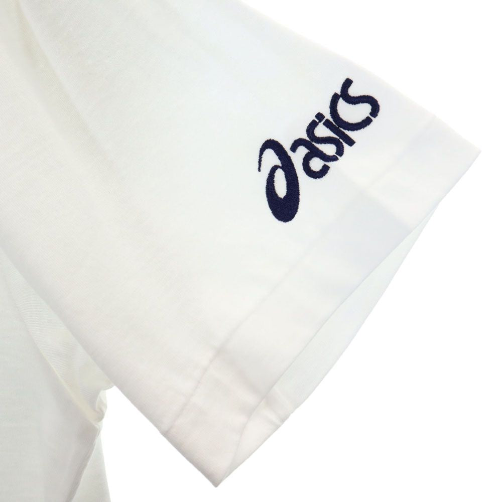 asics アシックス 日本製 半袖 Tシャツ o ホワイト タグ付き メンズ