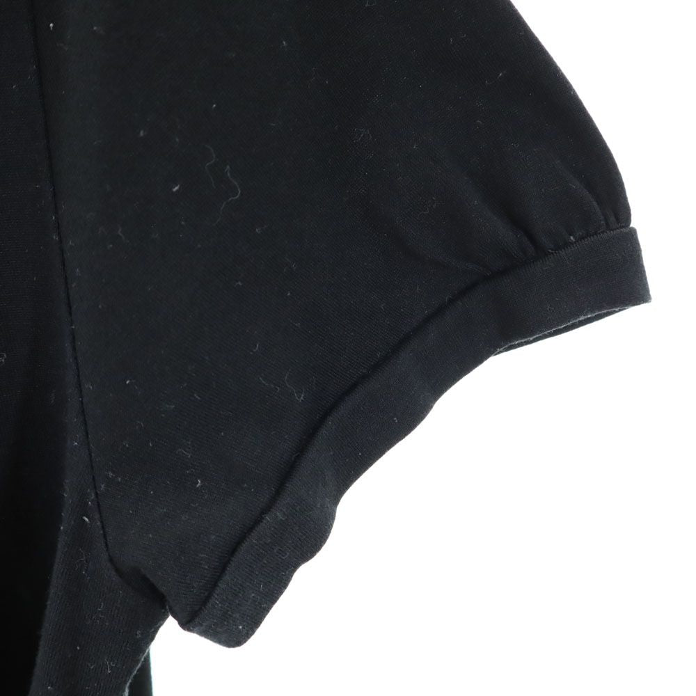 BURBERRY LONDON バーバリーロンドン 三陽商会 日本製 半袖 ヘンリーネック カットソー 2 ブラック系 レディース