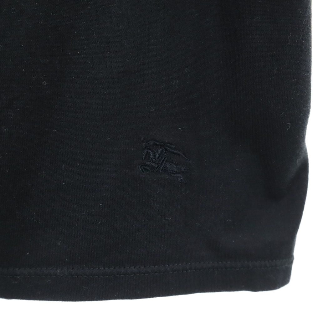 BURBERRY LONDON バーバリーロンドン 三陽商会 日本製 半袖 ヘンリーネック カットソー 2 ブラック系 レディース