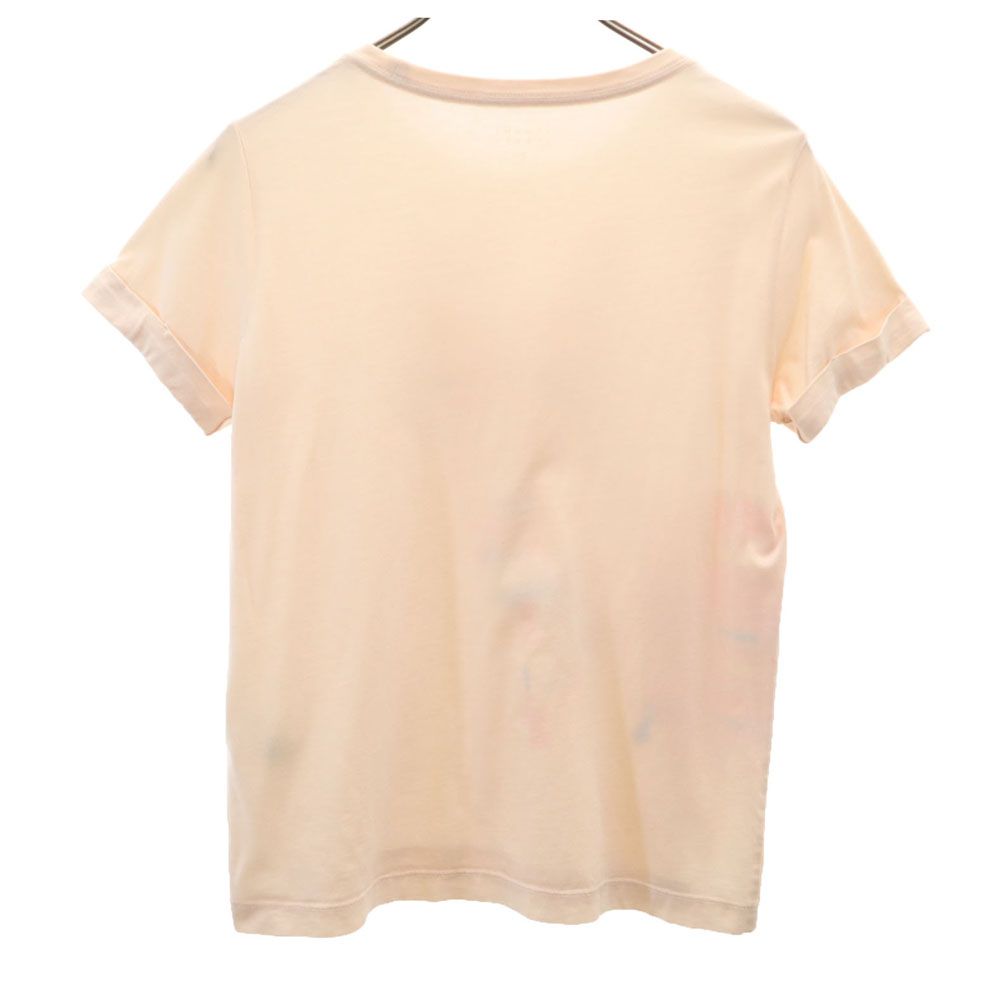 BROOME STREET kate spade ブルームストリート ケイトスペード プリント 半袖 Tシャツ XS ベージュ レディース