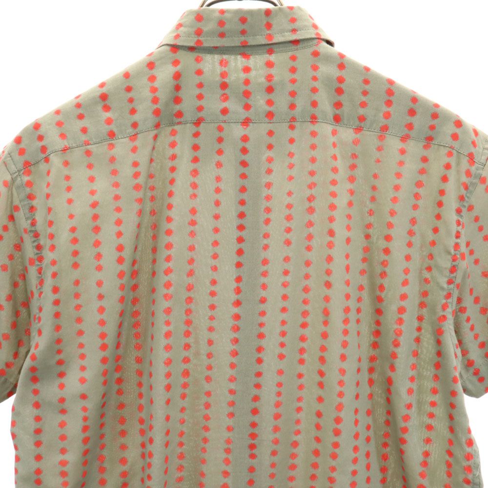 MARC BY MARC JACOBS マークバイマークジェイコブス ドット 半袖 シャツ S カーキ系 メンズ