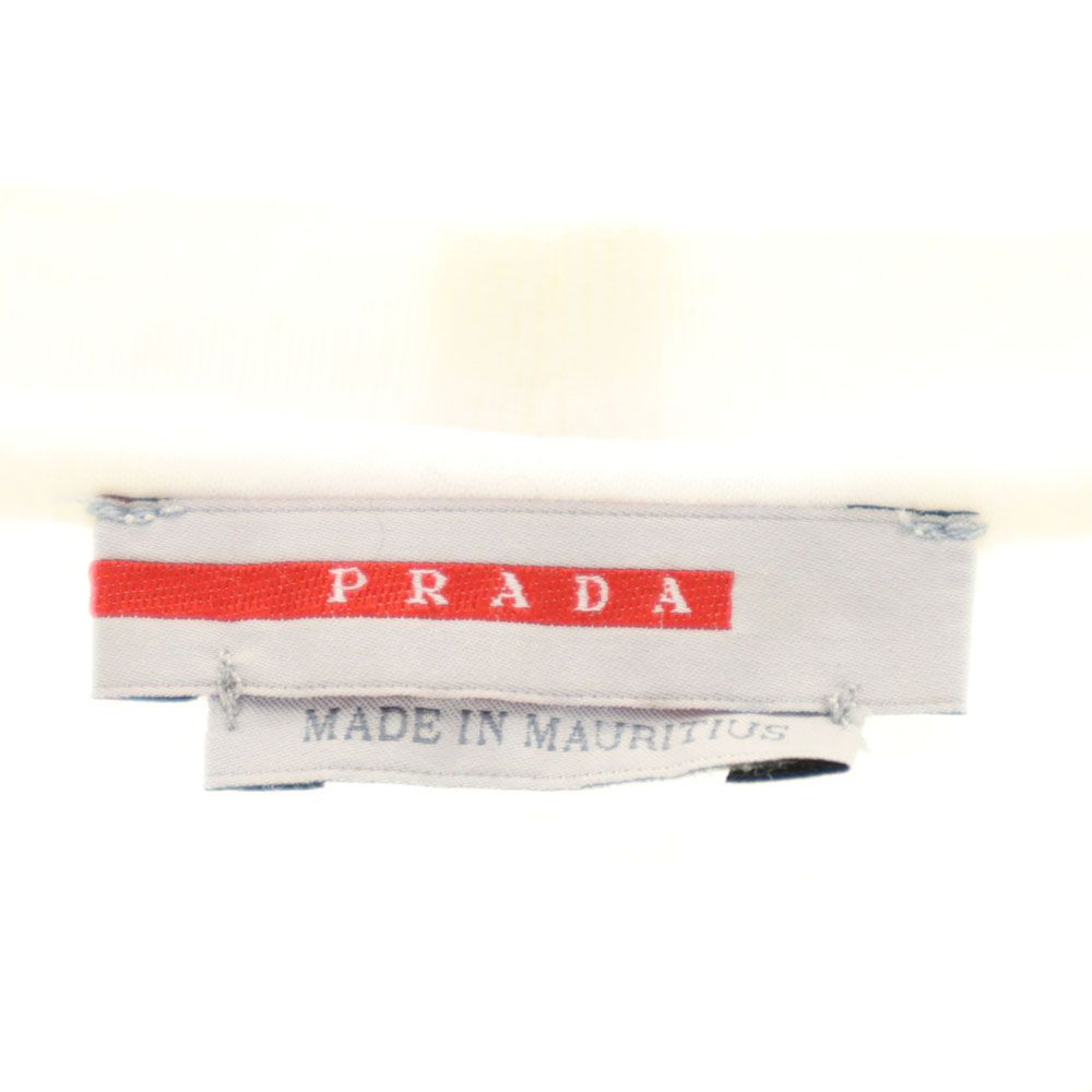 PRADA プラダ 半袖 Tシャツ L ホワイト系 メンズ