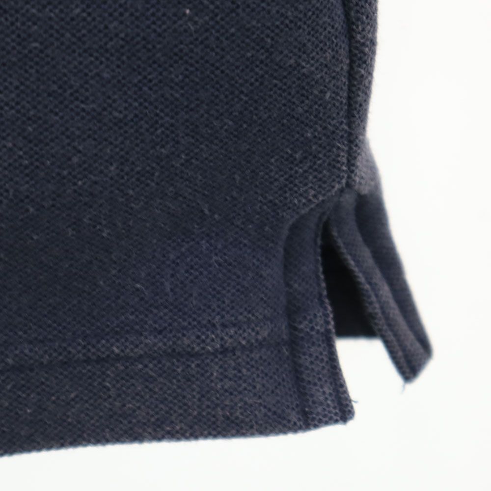 MARK&LONA マークアンドロナ 日本製 半袖 ポロシャツ S ネイビー 鹿の子 レディース