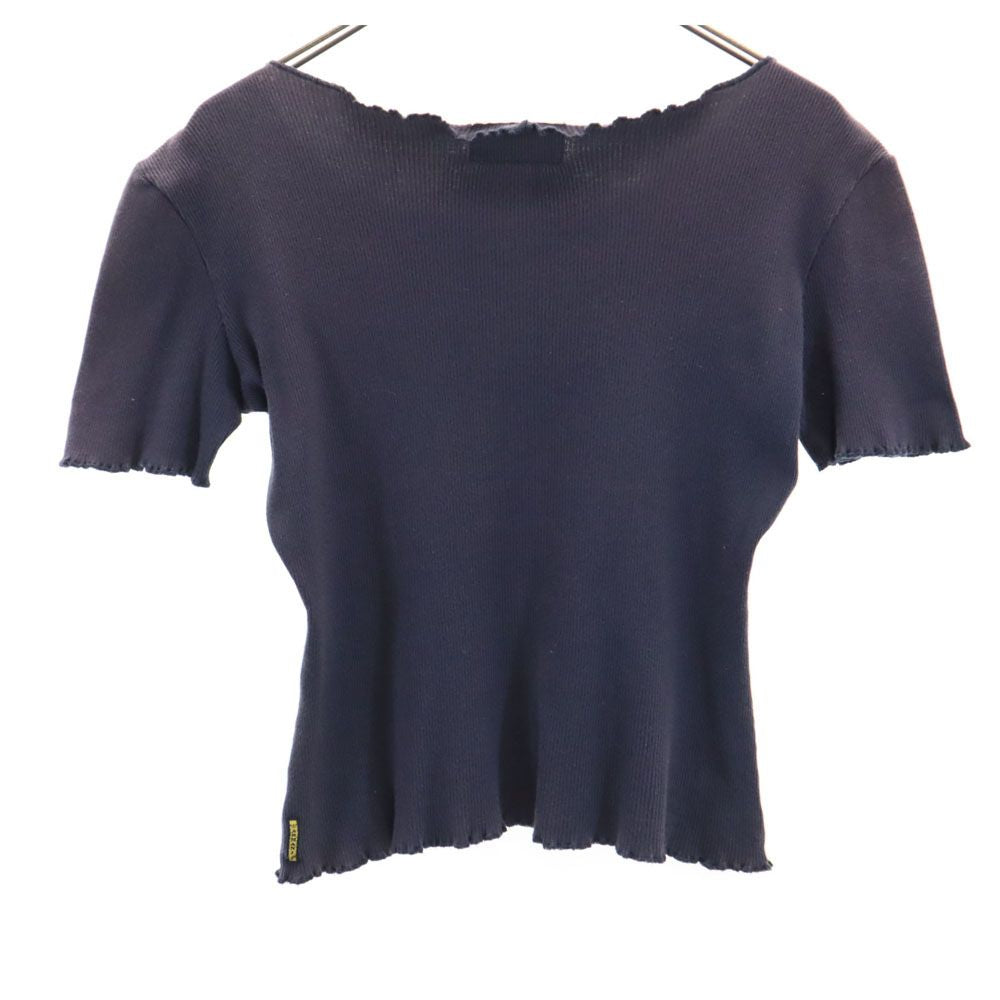 ARMANI JEANS アルマーニジーンズ 90s オールド 半袖 カットソー M ネイビー系 レディース