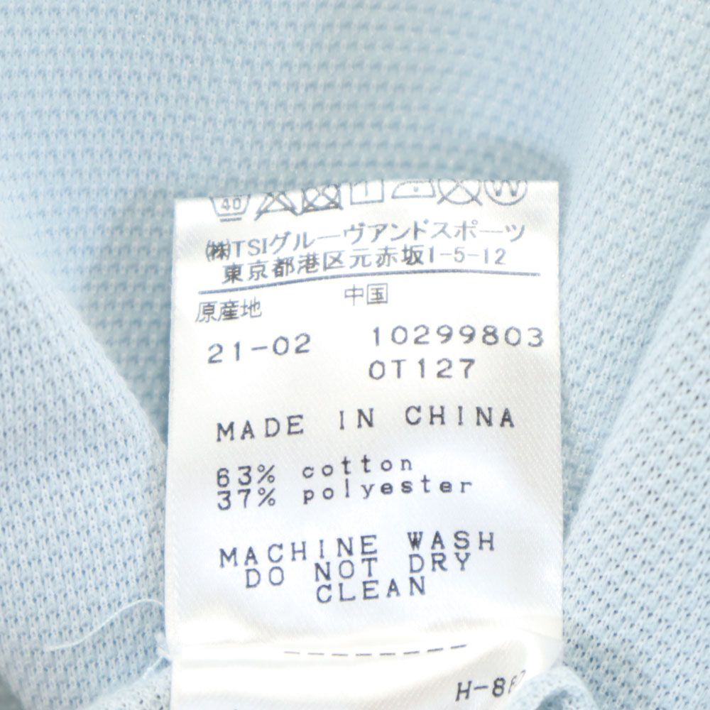 Jack Bunny!! ジャックバニー ゴルフ 半袖 ポロシャツ 2 ブルー系 鹿の子地 刺繍 レディース