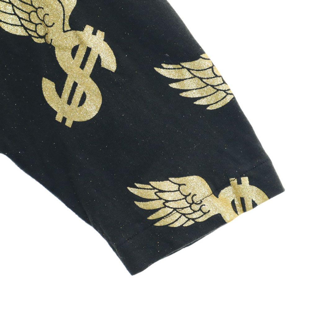 adidas アディダス 総柄 半袖 Tシャツ M ブラック系 メンズ