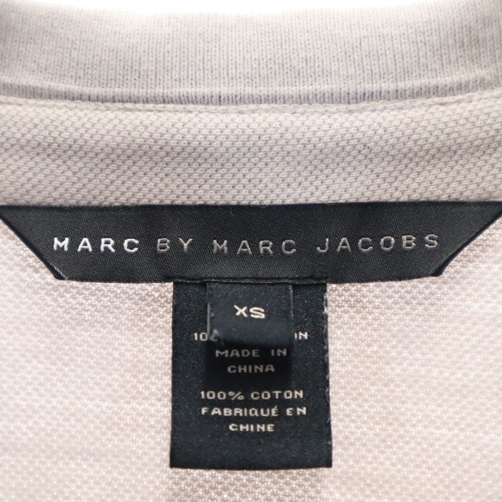 MARC BY MARC JACOBS マークバイマークジェイコブス 半袖 ポロシャツ XS グレー系 鹿の子 メンズ