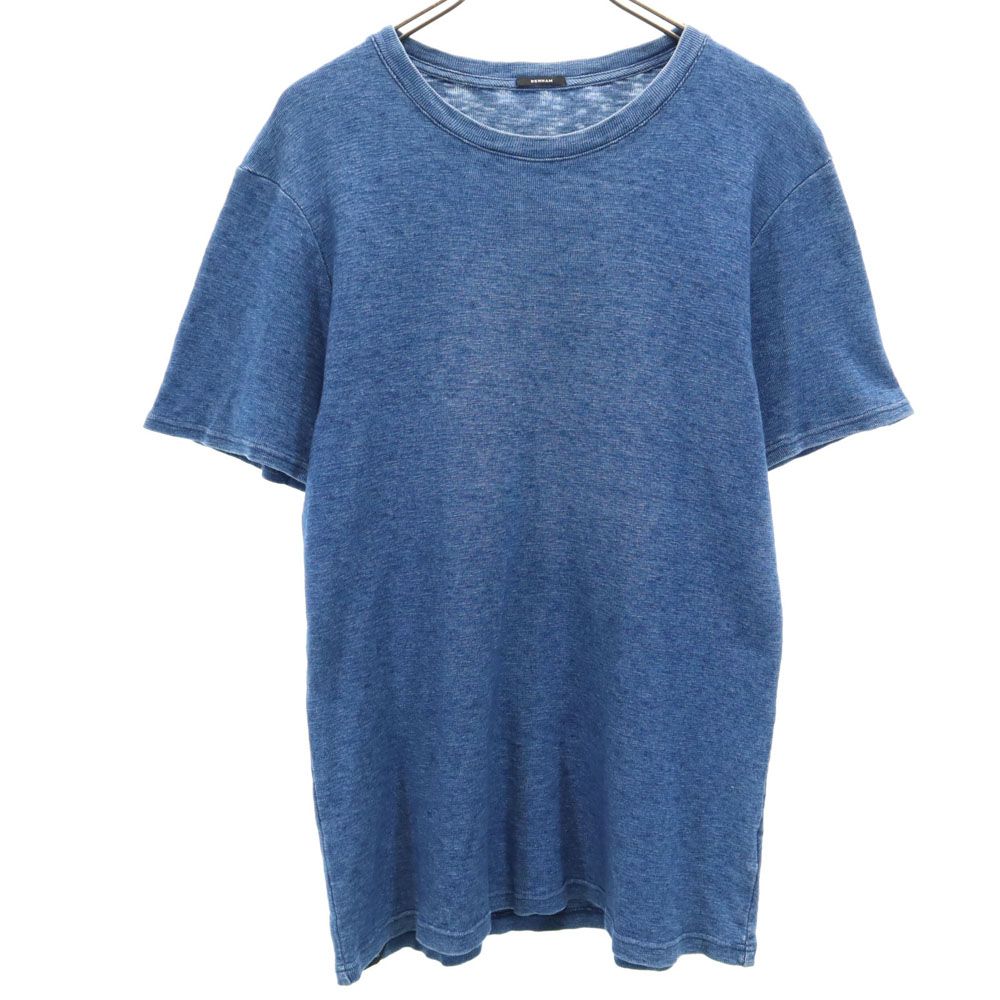 DENHAM デンハム 半袖 Tシャツ M ブルー メンズ