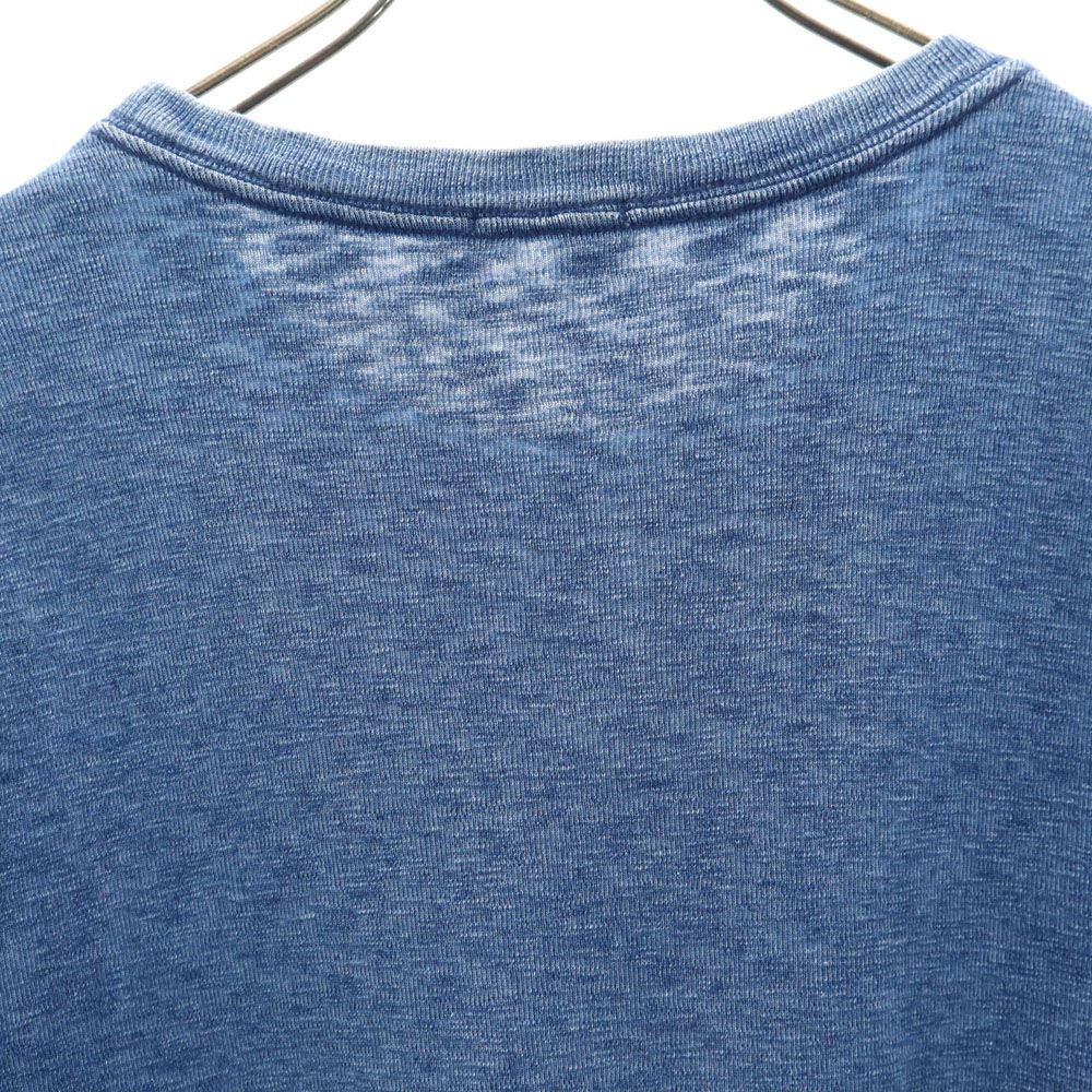 DENHAM デンハム 半袖 Tシャツ M ブルー メンズ