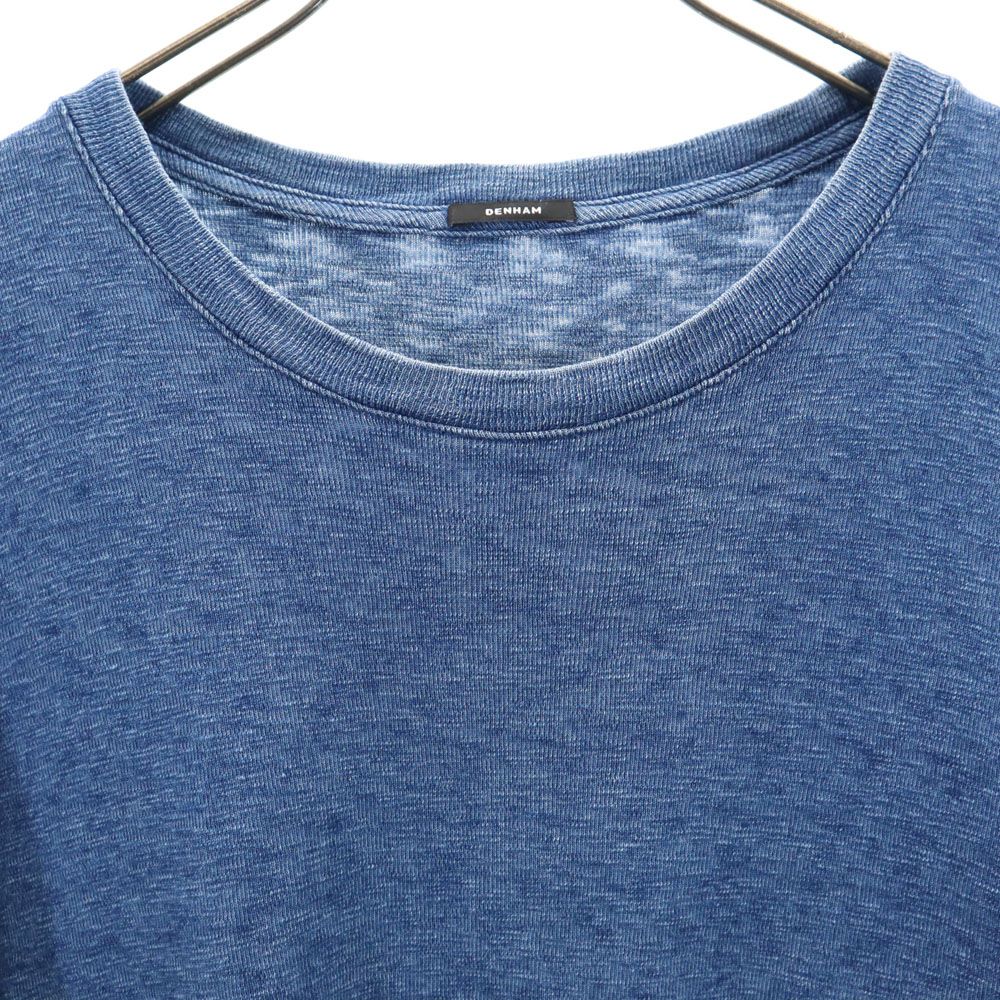 DENHAM デンハム 半袖 Tシャツ M ブルー メンズ