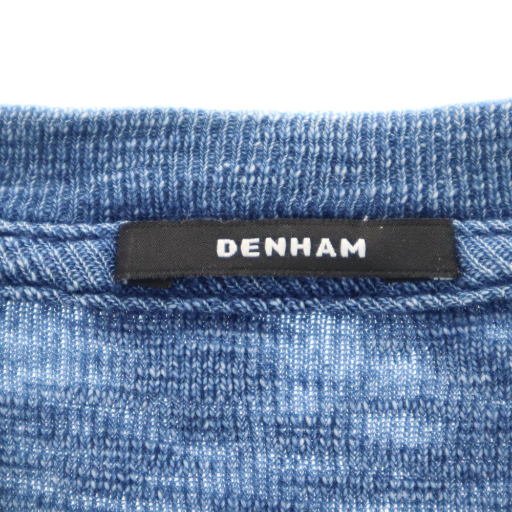 DENHAM デンハム 半袖 Tシャツ M ブルー メンズ