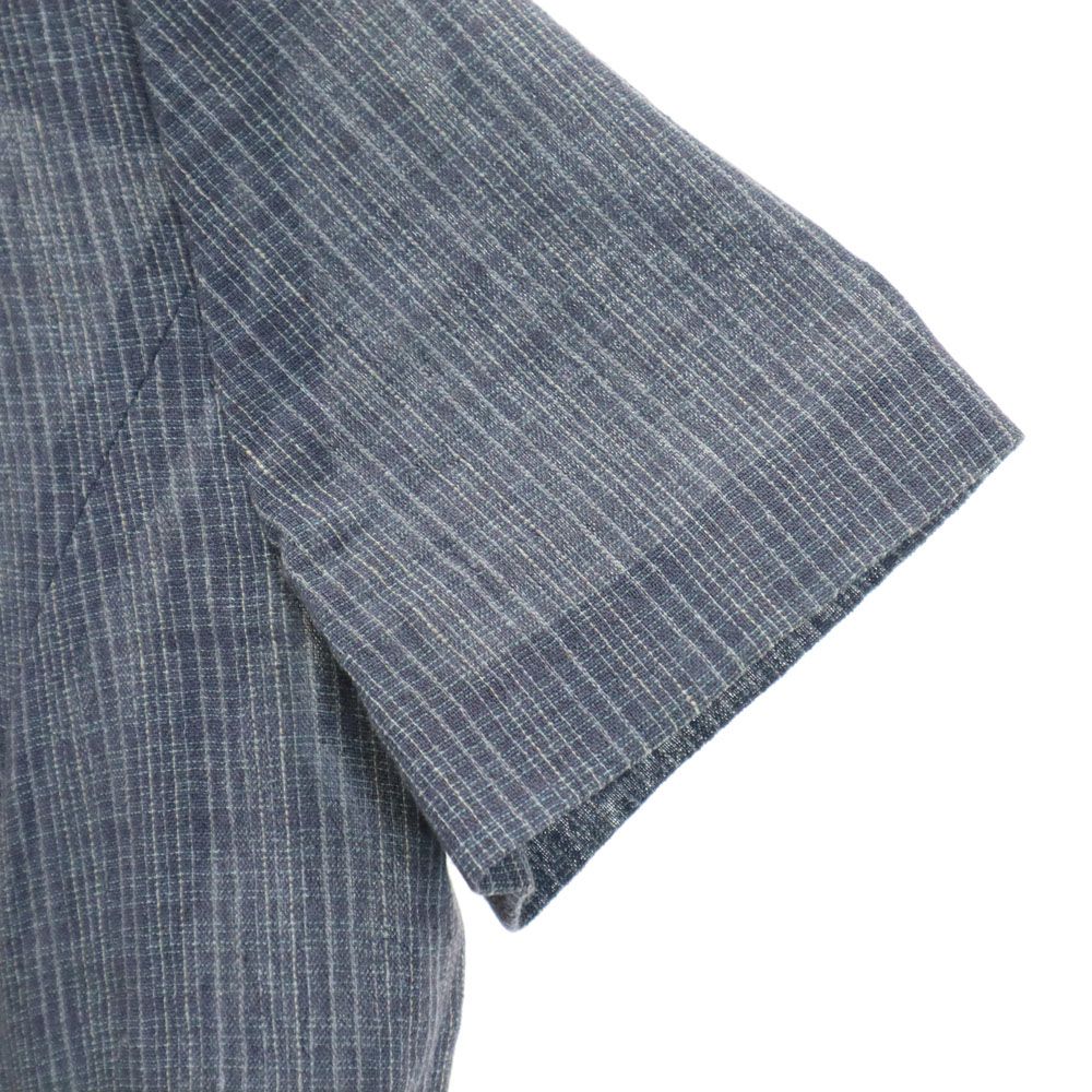 Chloe クロエ チェック 半袖 シャツ 40 グレー 肩パット レディース