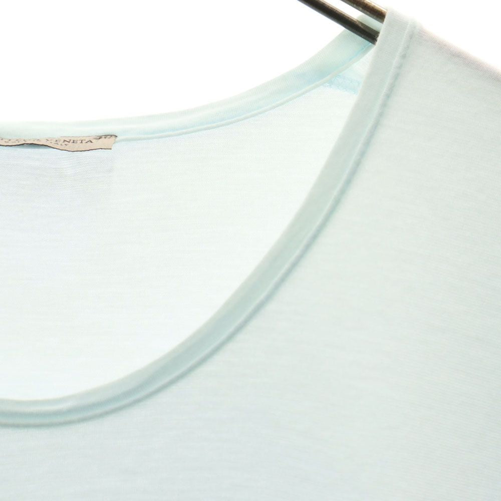 BOTTEGAVENETA ボッテガヴェネタ イタリア製 半袖 Tシャツ L 水色 レディース