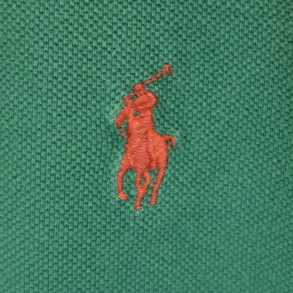 Polo by Ralph Lauren ポロバイラルフローレン 半袖 鹿の子 ポロシャツ L グリーン メンズ