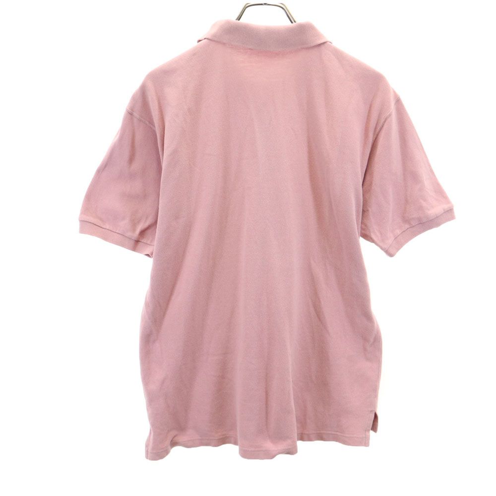 ユニクロ オールド 半袖 鹿の子 ポロシャツ L ダスティーピンク系 UNIQLO メンズ