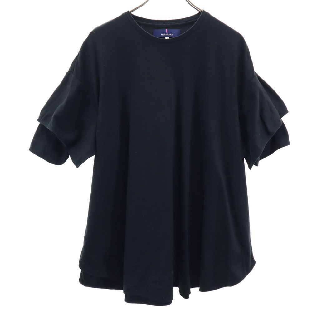 AKIRANAKA アキラナカ カットソー チュニック 2 ブラック Tシャツ レディース
