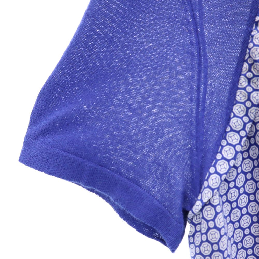 COMPTOIR DES COTONNIERS コントワーデコトニエ 総柄 半袖 Tシャツ M ブルー系 レディース