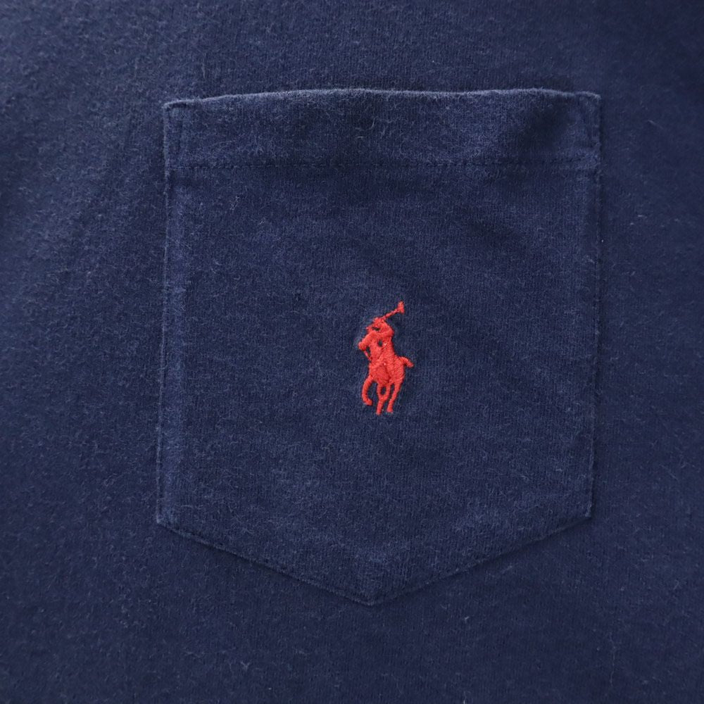 Polo by Ralph Lauren ポロバイラルフローレン 半袖 Tシャツ XL ネイビー 胸ポケ ポケT キッズ