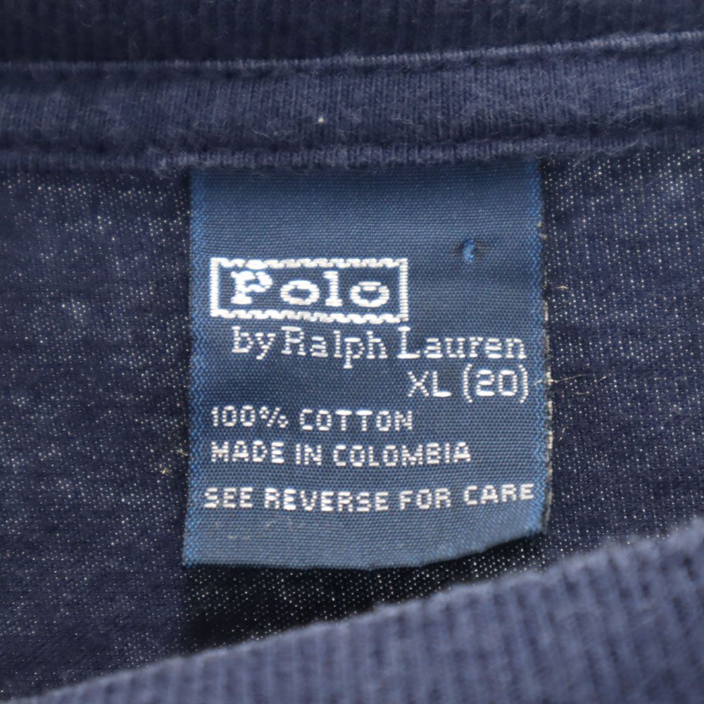 Polo by Ralph Lauren ポロバイラルフローレン 半袖 Tシャツ XL ネイビー 胸ポケ ポケT キッズ
