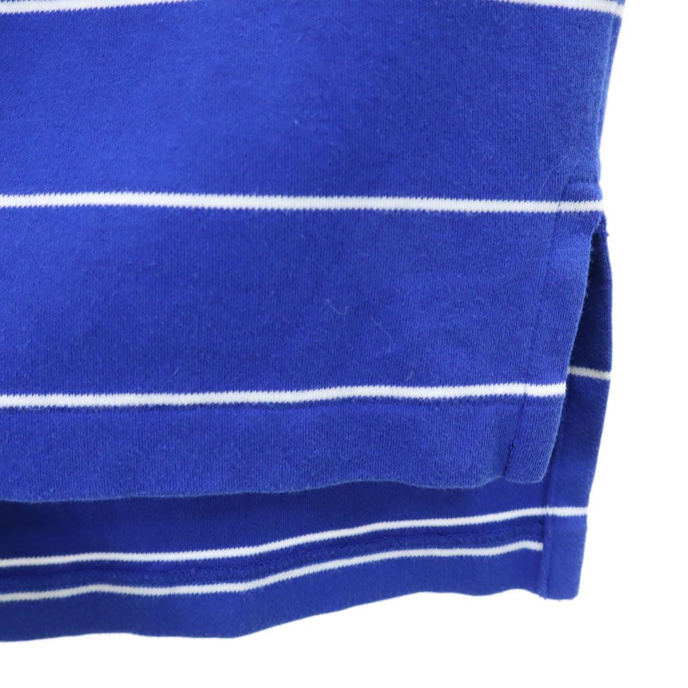 Polo by Ralph Lauren ポロバイラルフローレン ボーダー柄 半袖 ポロシャツ M ブルー メンズ