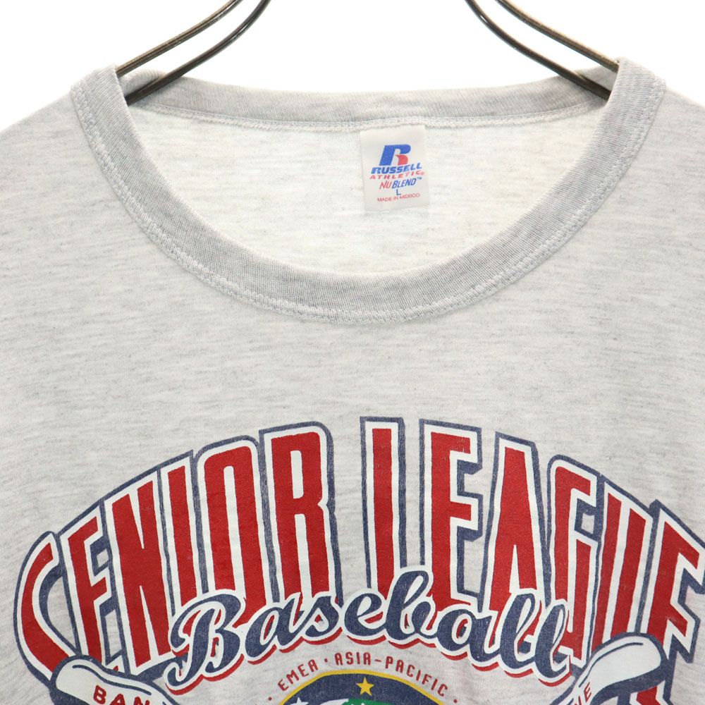 RUSSELL ATHLETIC ラッセルアスレチック プリント 半袖 Tシャツ L グレー系 メンズ