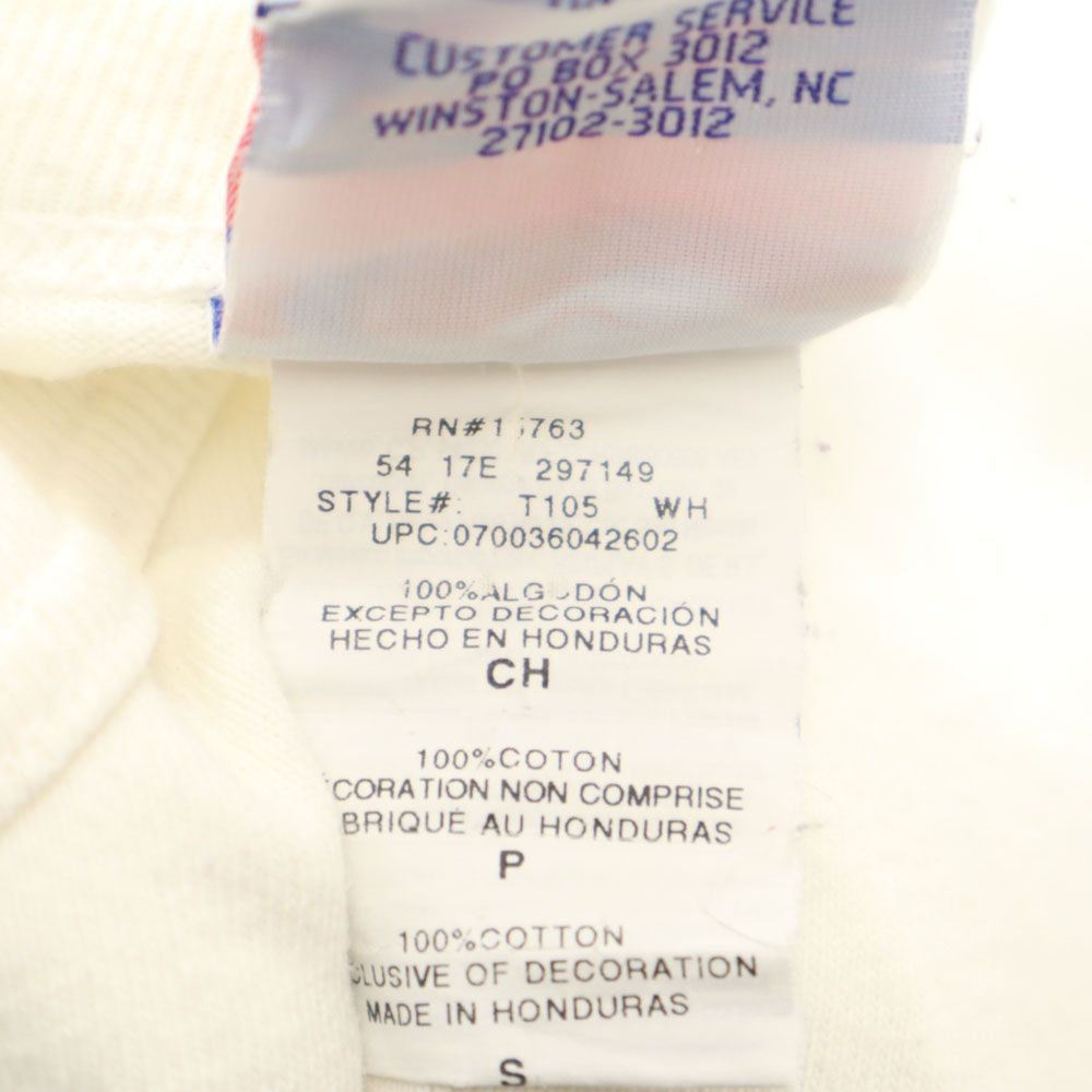 チャンピオン プリント 半袖 Tシャツ S ホワイト Champion メンズ