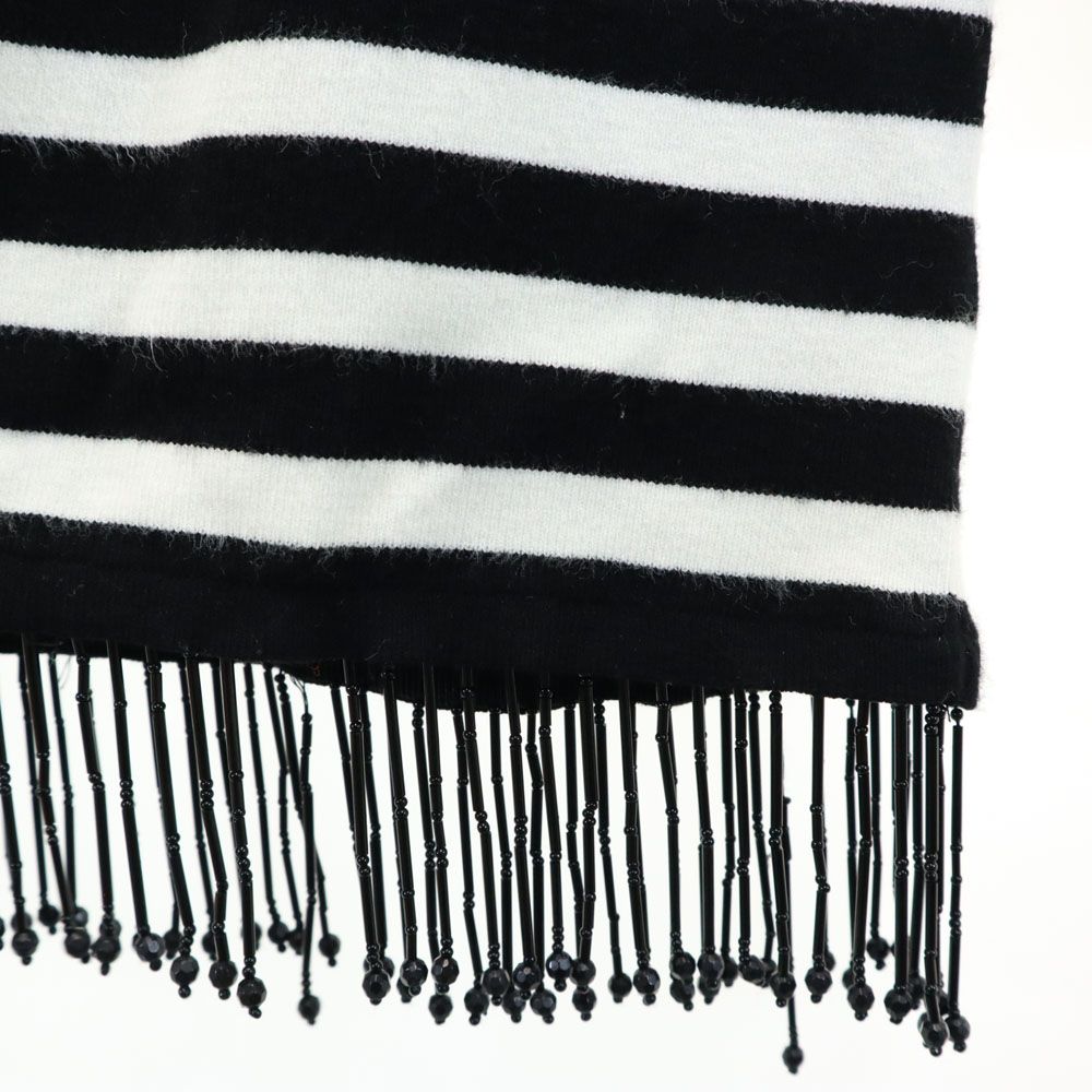 MAX&CO マックスアンドコー ボーダー 7分袖 Tシャツ L ホワイト系 レディース